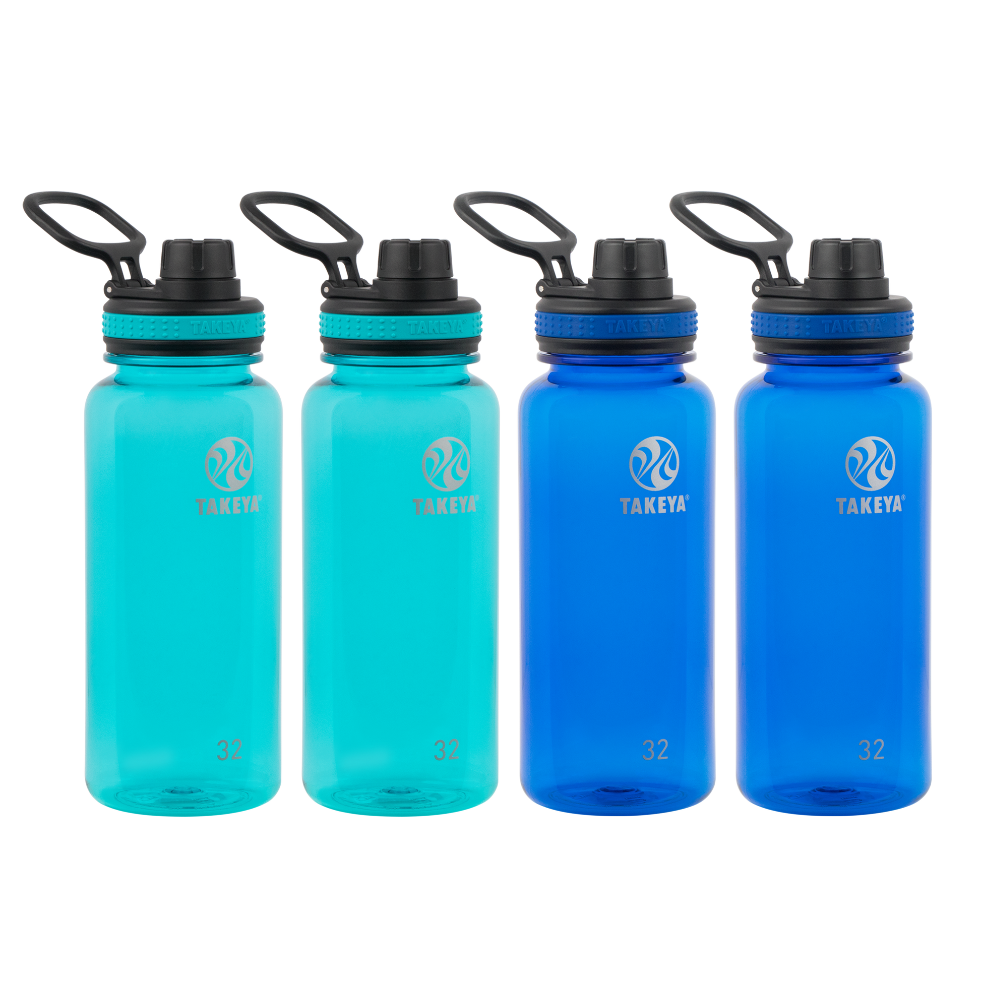 tritan-water-bottle-with-spout-lid-4-pack-l9 50276-Tritan-Spout-32-4pk-Ocean-Royal-angle.png