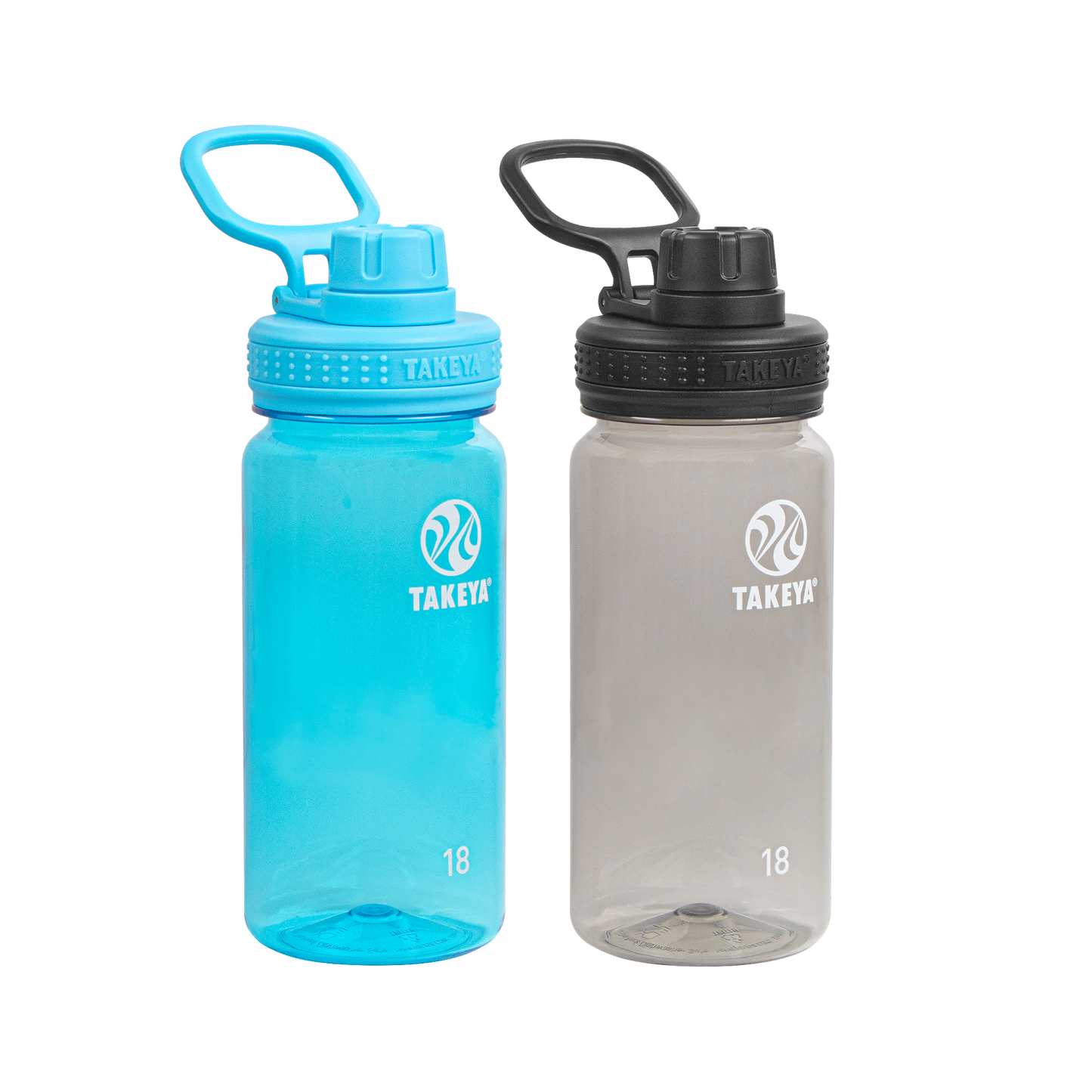 tritan-water-bottle-bundle-with-spout-lid-2-pack-m0 51476-Tritan-Spout-18-2pk-BreezyBlue-StormyBlack-Front_1.png