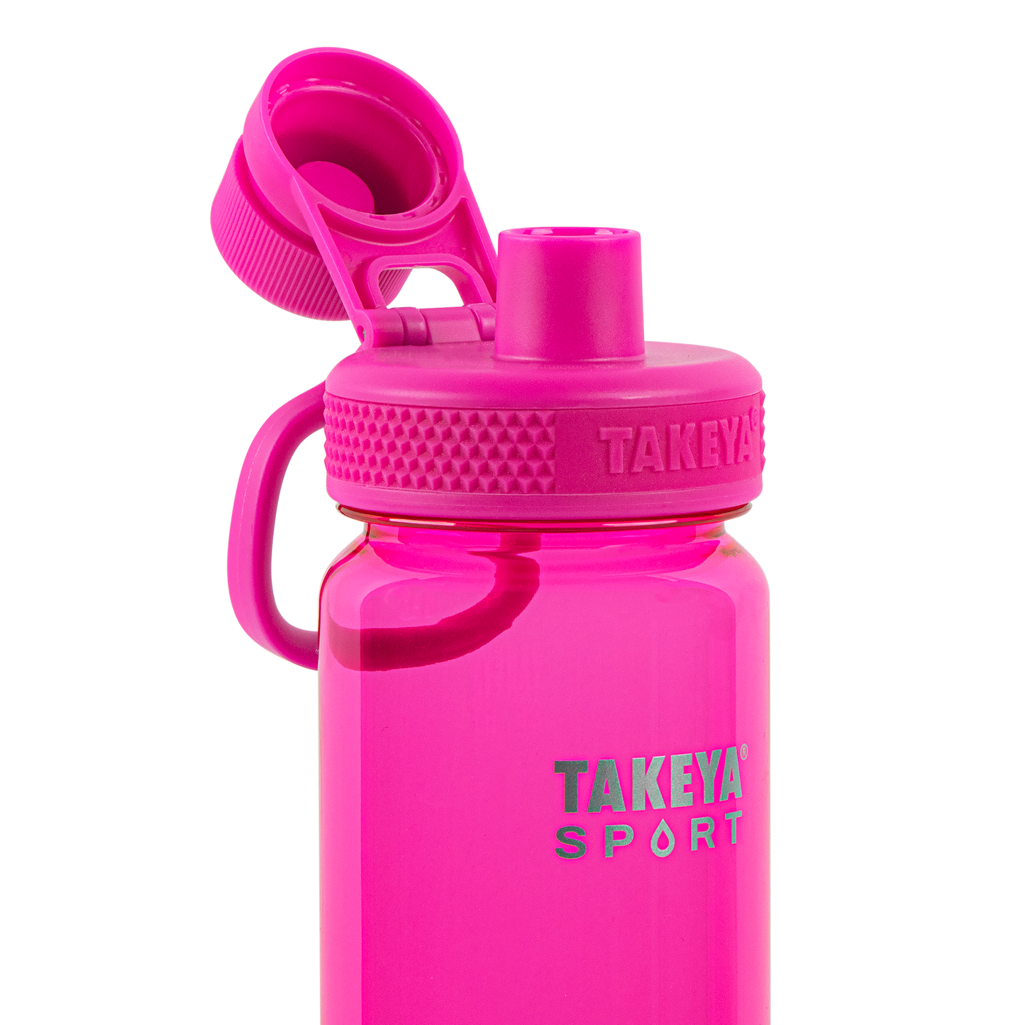 tritan-sport-water-bottle-with-spout-lid-j7 51671-TKS-Tritan-Spout-24-PinkSweep-openlid.png