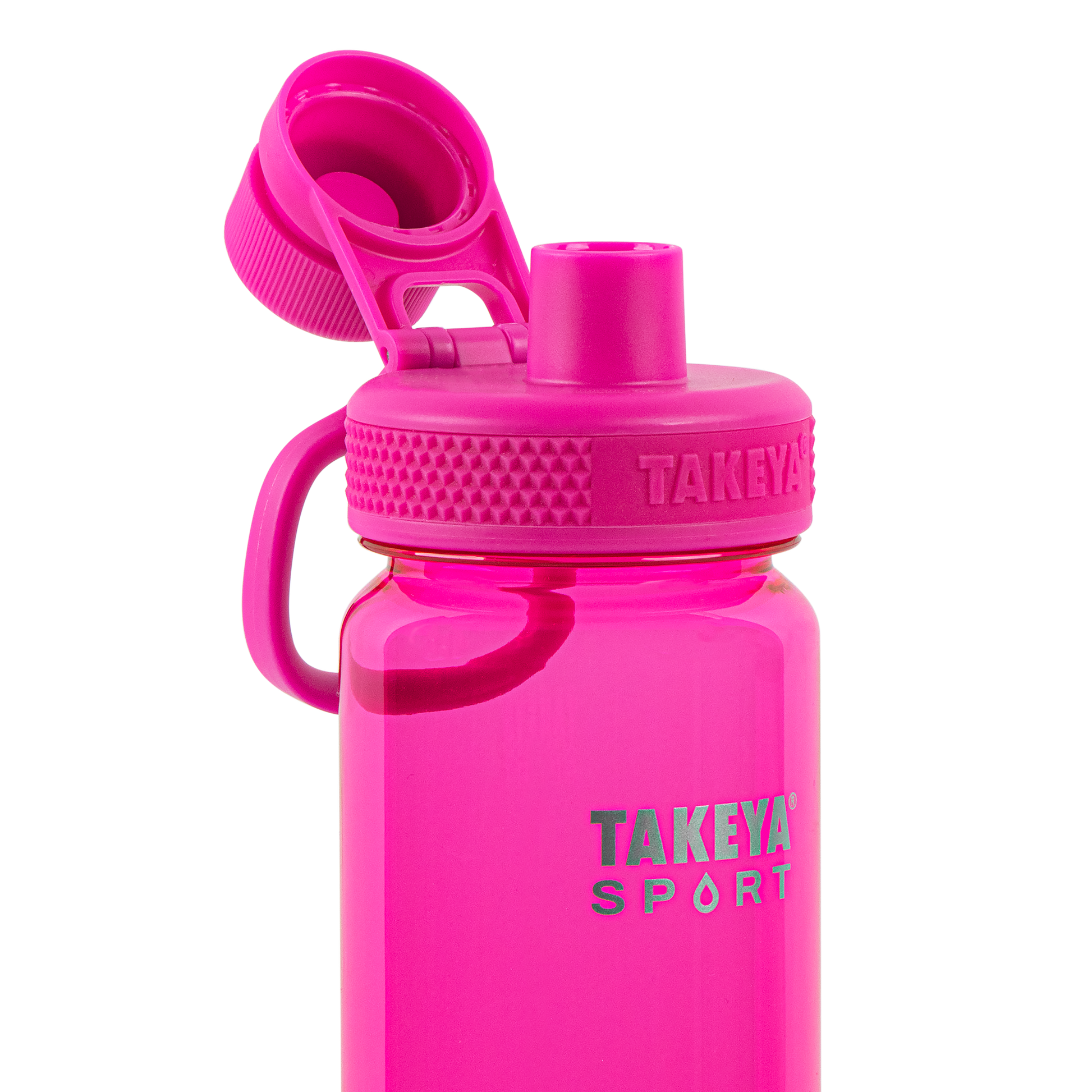 tritan-sport-water-bottle-with-spout-lid-j7 51671-TKS-Tritan-Spout-24-PinkSweep-openlid.png