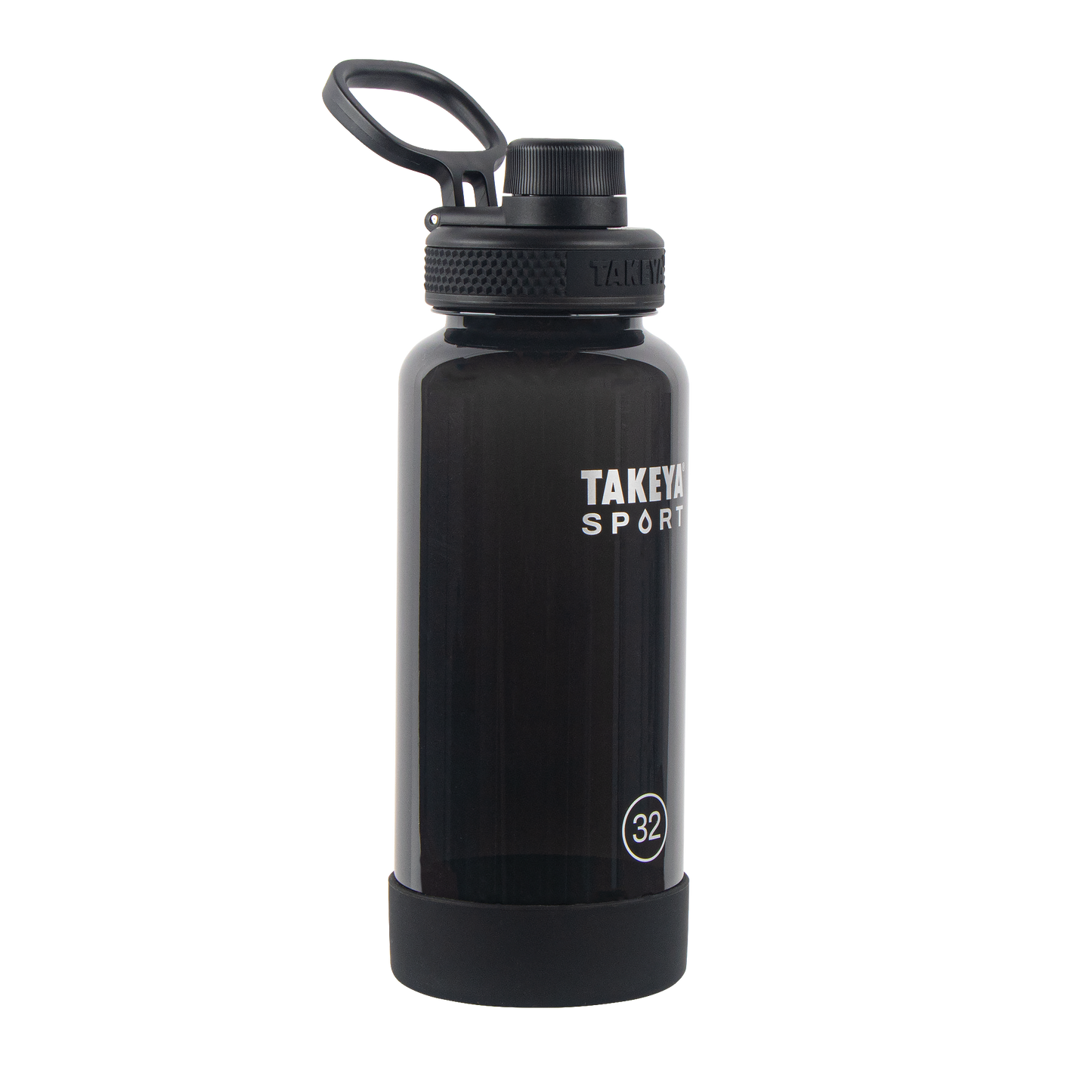 tritan-sport-water-bottle-with-spout-lid-j7 51829-TKS-Tritan-Spout-32-GrandSlamBlack-frontangle.png