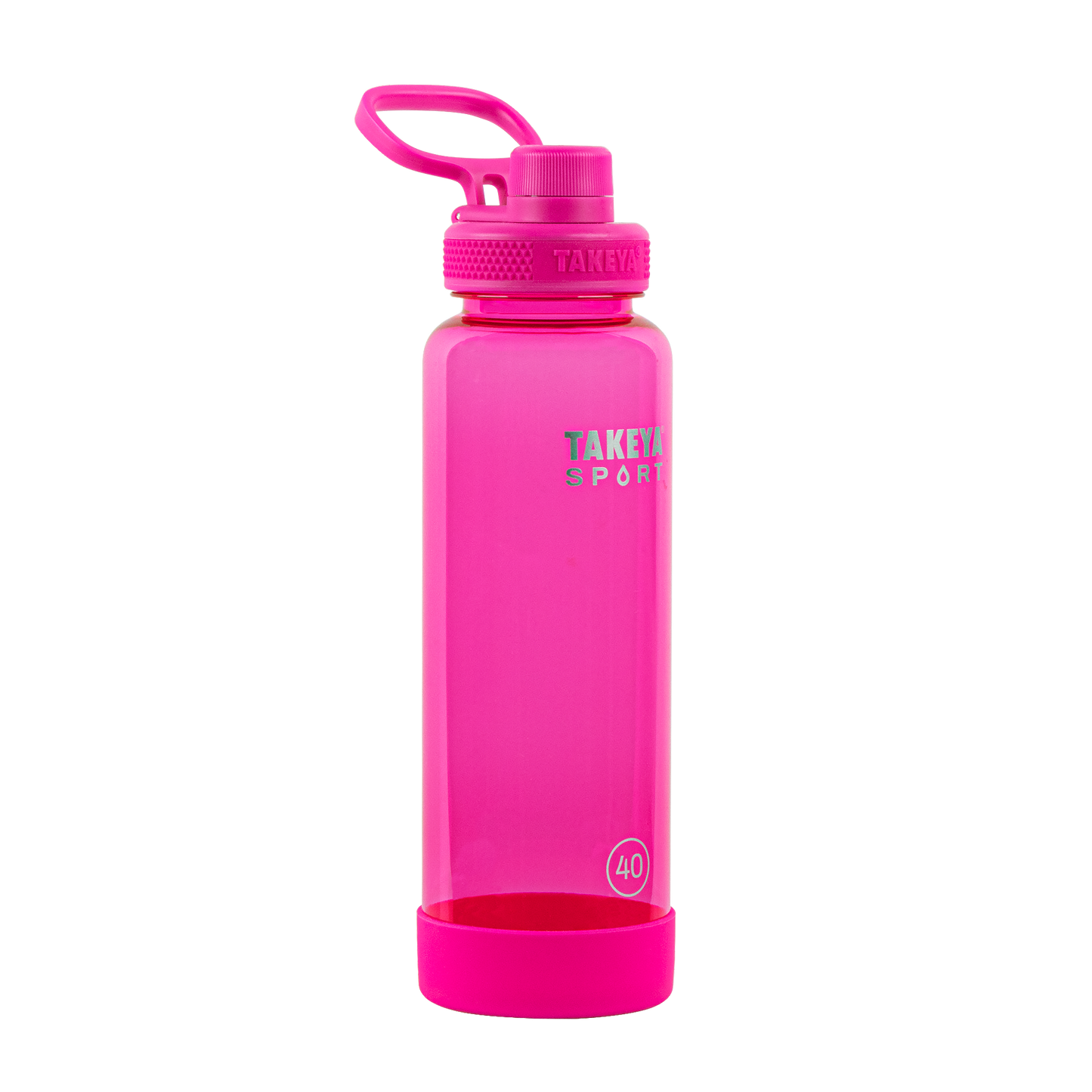 tritan-sport-water-bottle-with-spout-lid-j7 52030-TKS-Tritan-Spout-40-PinkSweep-frontangle.png