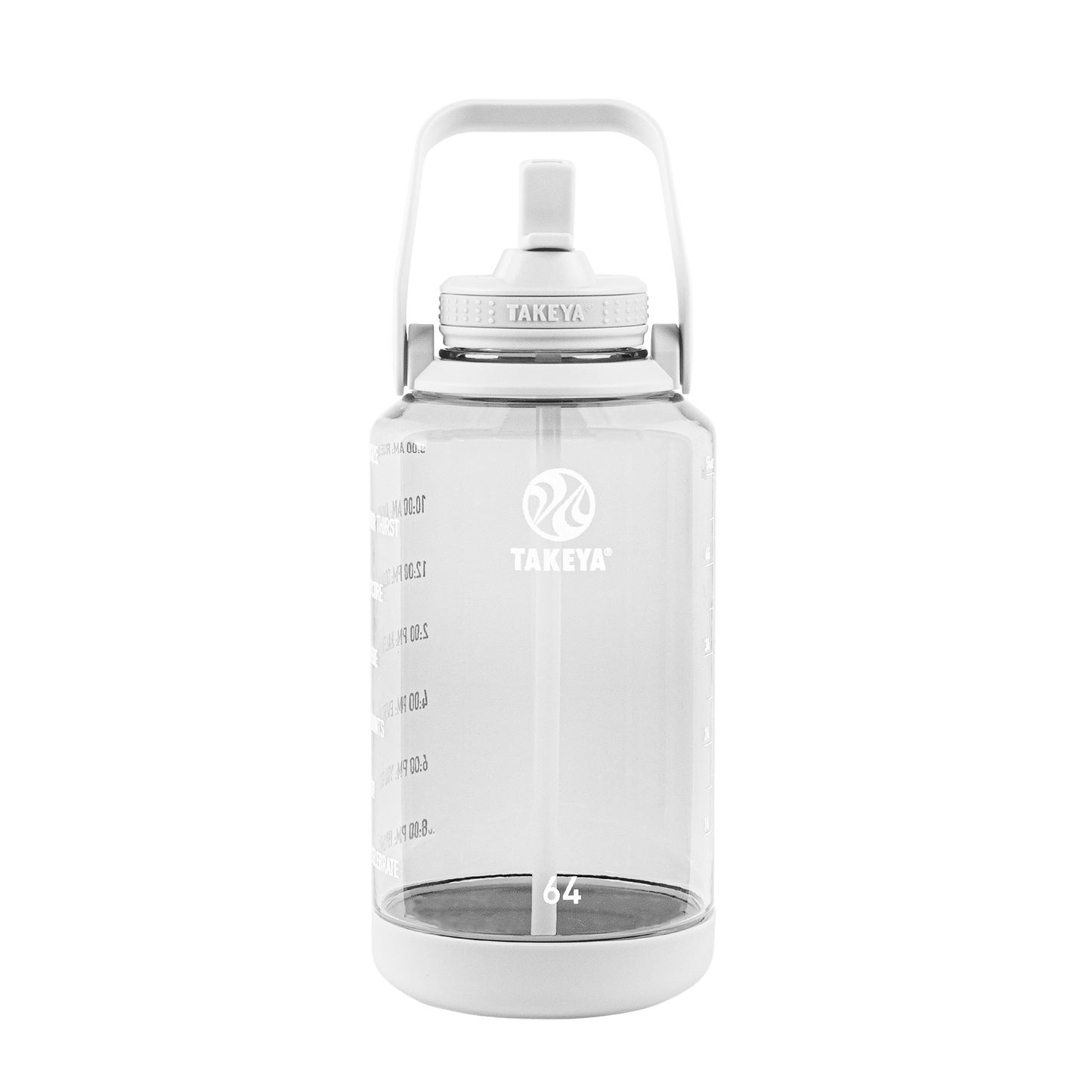 tritan-motivational-water-bottle-with-straw-lid-n2 54142-Tritan-Straw-Motivational-64-WhiteCloud-front.png