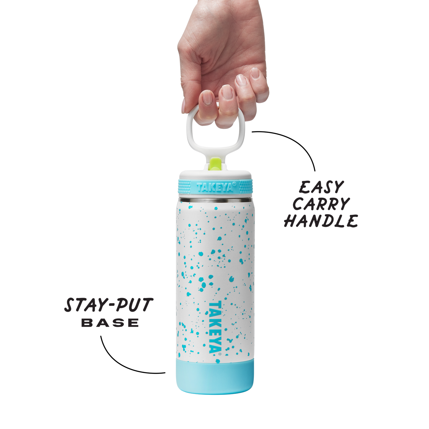 glow-in-the-dark-sport-kids-water-bottle-confetti-with-straw-lid-h2 TKS_SP25_CoreKidsGIDConfetti_StwBtl_CloudGlow_18oz_51368_v3_sRGB-Callout.png